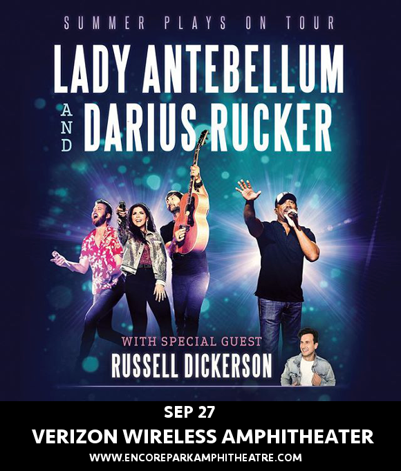 Lady Antebellum, Darius Rucker & Russell Dickerson at Verizon Wireless Amphitheatre at Encore Park