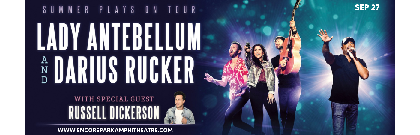 Lady Antebellum, Darius Rucker & Russell Dickerson at Verizon Wireless Amphitheatre at Encore Park