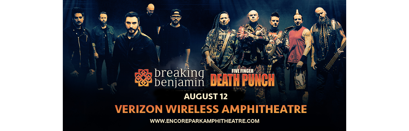 Five Finger Death Punch & Breaking Benjamin at Verizon Wireless Amphitheatre at Encore Park