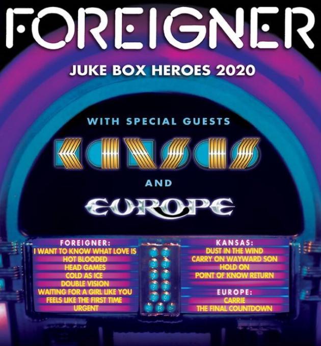 Foreigner, Kansas & Europe at Ameris Bank Amphitheatre