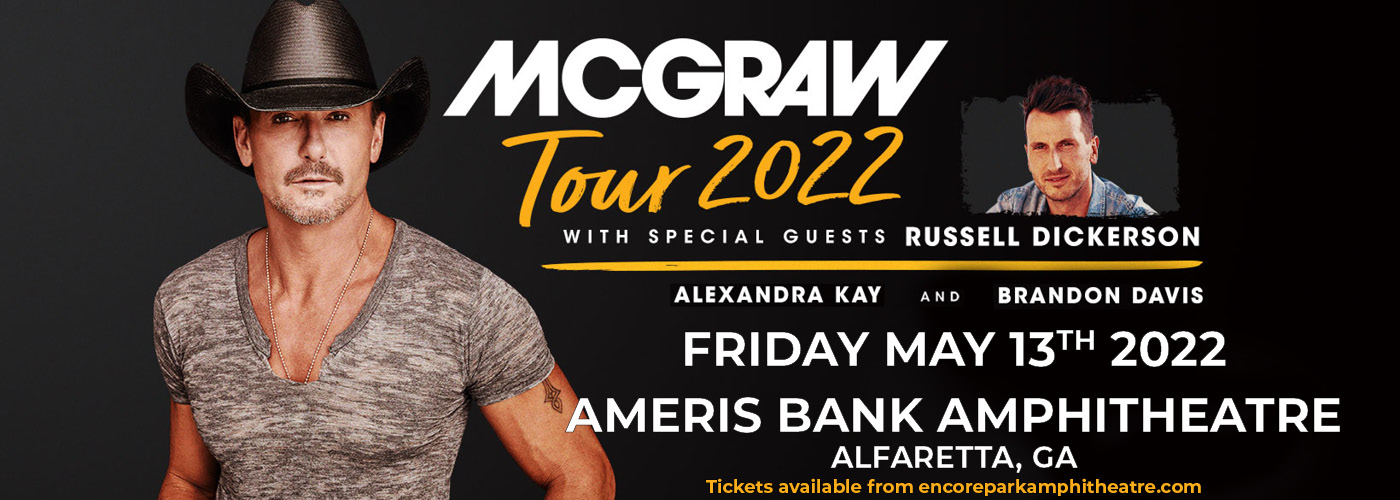 Tim McGraw: McGraw Tour 2022 with Russell Dickerson at Ameris Bank Amphitheatre