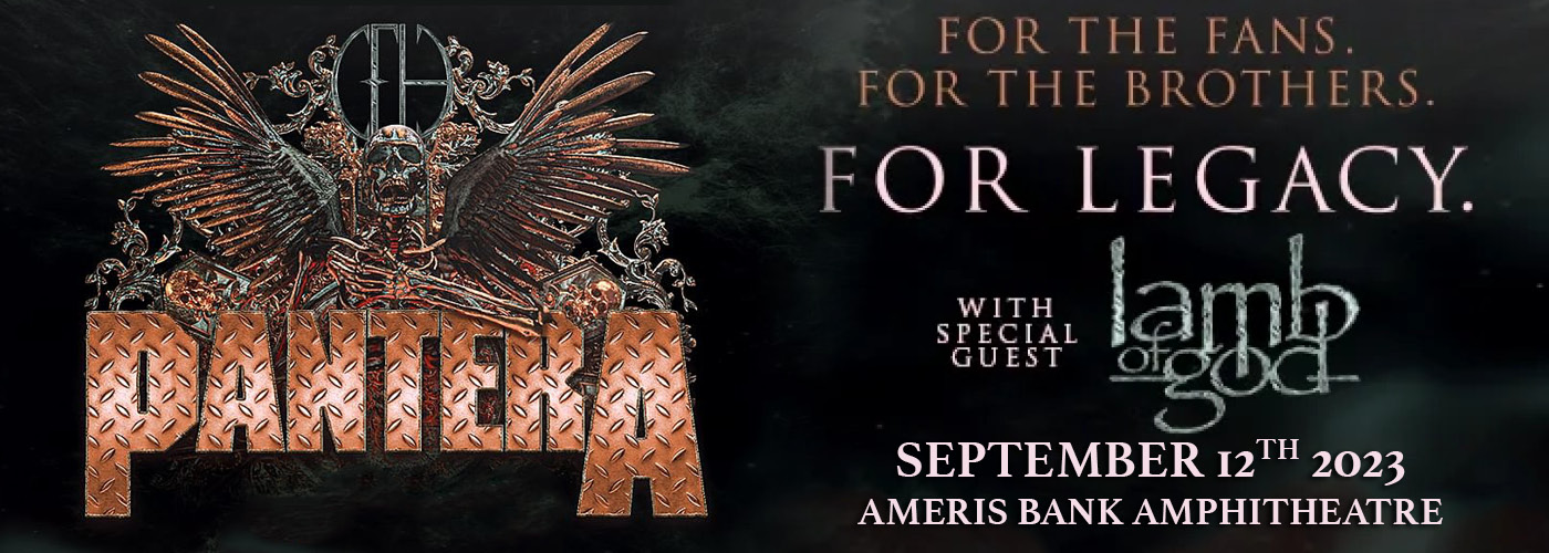 Pantera at Ameris Bank Amphitheatre tickets Pantera at Ameris Bank Amphitheatre