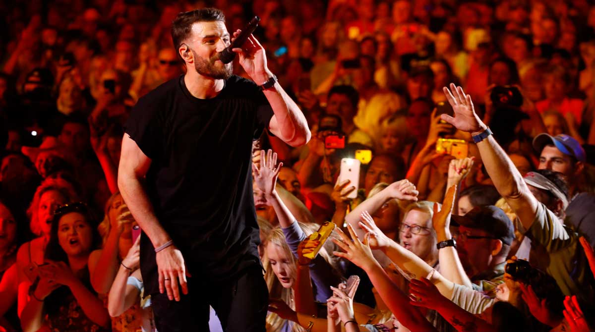 Sam Hunt, Kip Moore & Travis Denning at Ameris Bank Amphitheatre