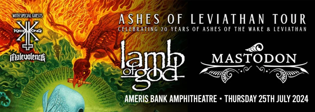 Lamb Of God & Mastodon at Ameris Bank Amphitheatre
